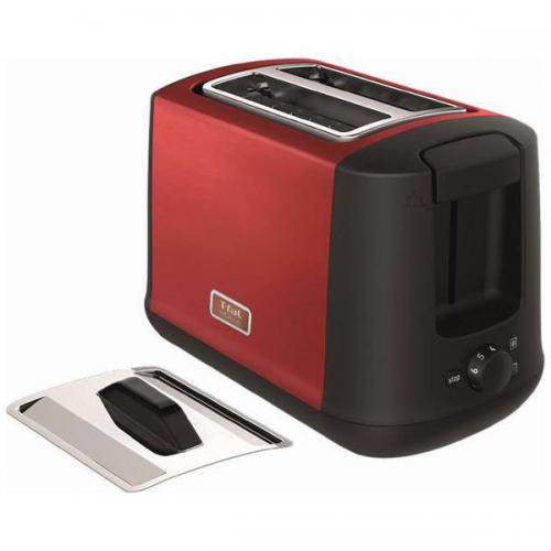 T-fal　ティファール ポップアップトースター メゾン ワインレッド TT3425JP [2枚]