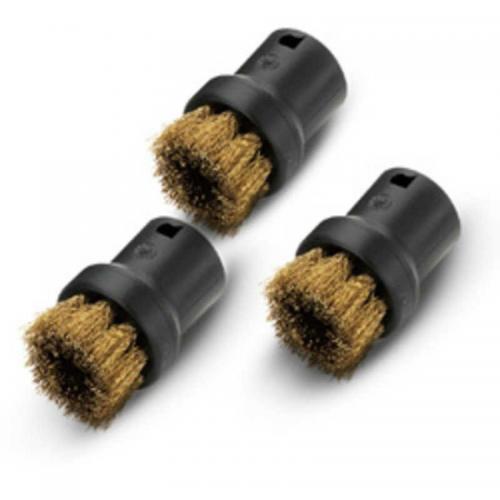 【SALE】ケルヒャー KARCHER  スチームクリーナー用 スペアブラシ 真鍮製 3個入り 28630610