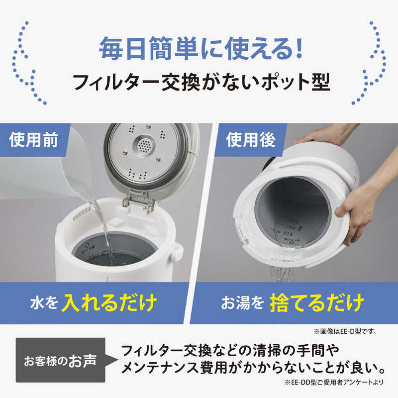 デンキチWeb / 象印 ZOJIRUSHI 加湿器 ホワイト EE-TC60-WA
