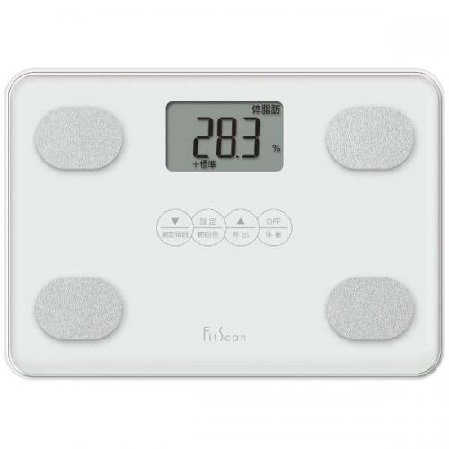 タニタ TANITA 健康管理 お手軽 ダイエット コンパクト 小型 FitScan ホワイト FS104WH