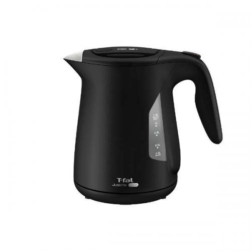 ティファール T-fal 電気ケトル ジャスティン ロック 1.2L ブラック KO5908JP