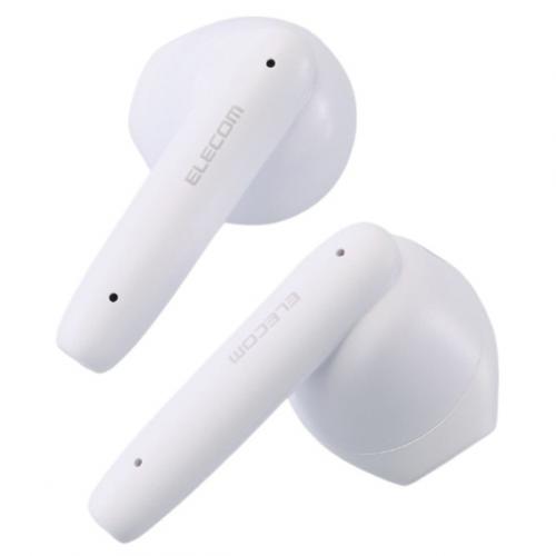 エレコム ELECOM 完全ワイヤレスイヤホン Bluetooth対応 ホワイト LBT-TWS17WH