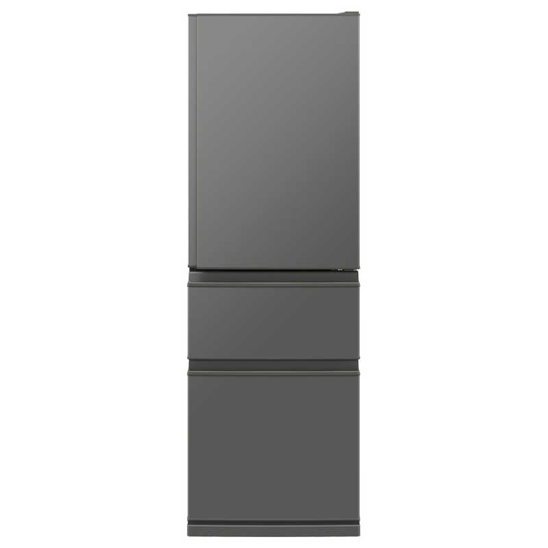 三菱電機 MITSUBISHI ELECTRIC 冷蔵庫 Cシリーズ 365L 3ドア 右開き 幅60cm 真ん中野菜室 2段チルド マットアンバーグレー MR-C37N-H(大型）