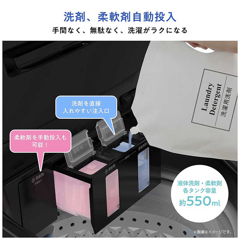 デンキチWeb / ハイセンス Hisense 全自動洗濯機 7kg 洗剤・柔軟剤自動