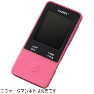 【SALE】SONY WALKMAN用 純正シリコンケース CKM-NWS310 NW-S310シリーズ用 ビビッドピンク CKM-NWS310P ソニー ウォークマン
