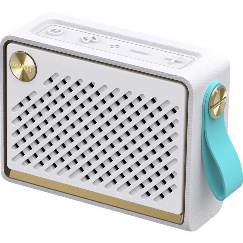 Bluetoothスピーカー　（ホワイト） デンキチWeb / アビオット AVIOT ワイヤレススピーカー ピピーカー