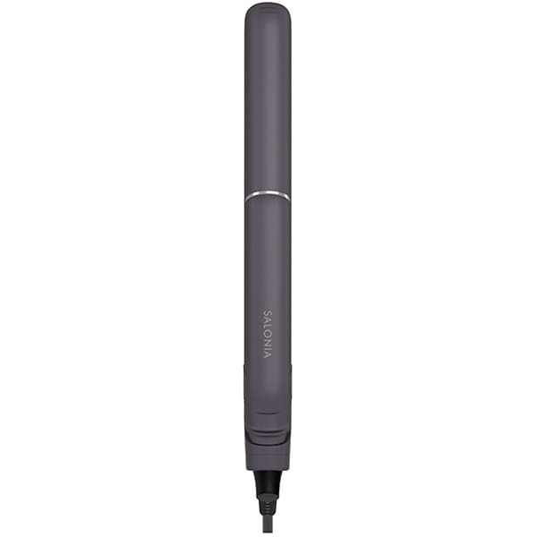 サロニア SALONIA グロッシーケア ストレートヘアアイロン 24mm 海外対応 グレー KSAL25125-GR