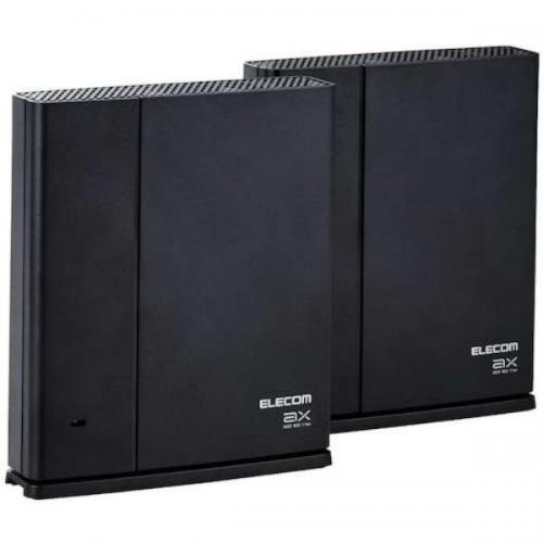 【SALE】エレコム ELECOM 無線LANルーター 親機+中継機セット ブラック WMC-2LX2-B