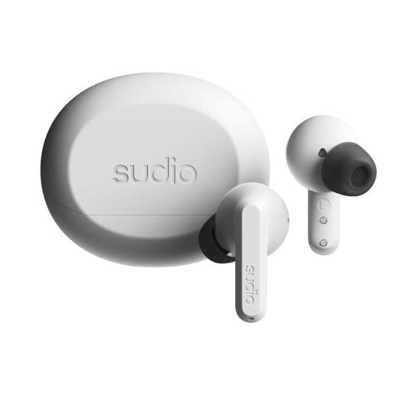 スーディオ SUDIO A3 Pro ワイヤレスイヤホン アクティブノイズキャンセリング フォグホワイト SD-2802