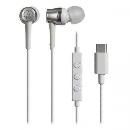 オーディオテクニカ audio-technica USB Type-C用イヤホン ホワイト ATH-CKD3C-WH