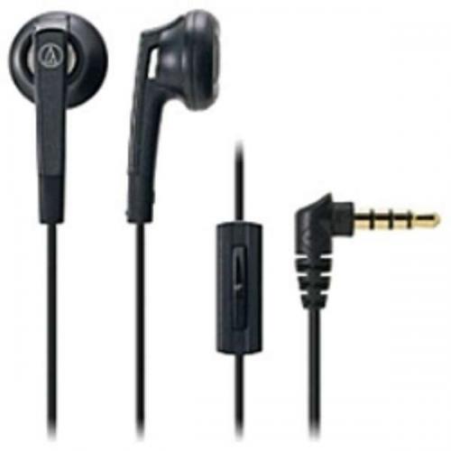【SALE】オーディオテクニカ audio-technica スマートフォン用 インナーイヤーヘッドホン 4極プラグ対応 ブラック ATH-C505IS-BK