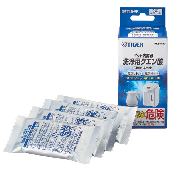 タイガー TIGER PKS-A120-Z ポット内容器洗浄用クエン酸 30g×4包入