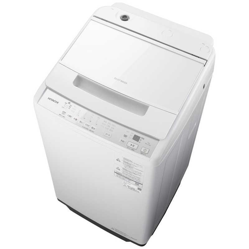 日立 HITACHI BW-V70P-W 全自動洗濯機 7kg ホワイト(大型）