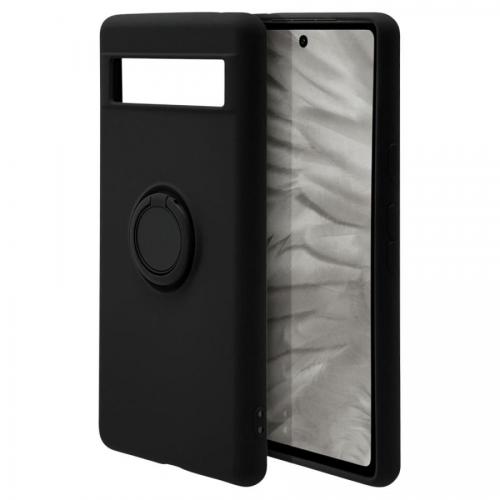 ラスタバナナ Google Pixel 7a用 TPUリングケース ブラック 7501PXL7ATP