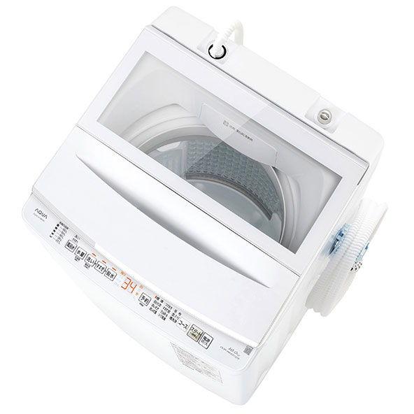 アクア AQUA AQW-V10B-W 全自動洗濯機 10kg ホワイト（大型）