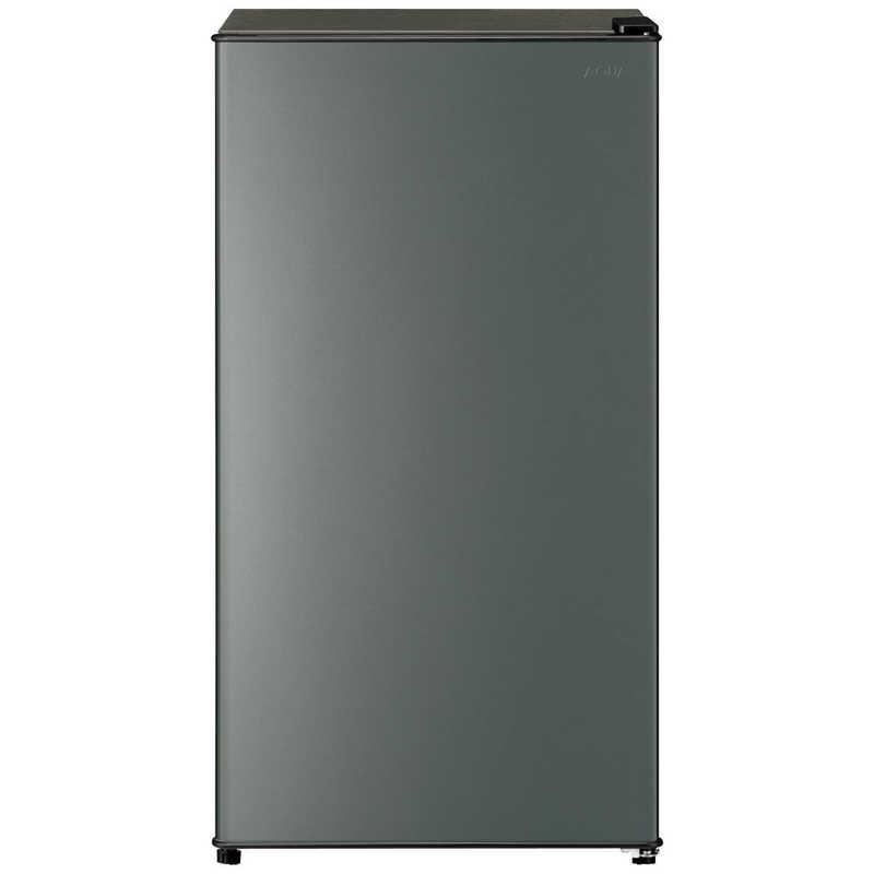 アクア AQUA AQR-9A-DS 冷蔵庫 90L 1ドア 右開き ダークシルバー（宅配）