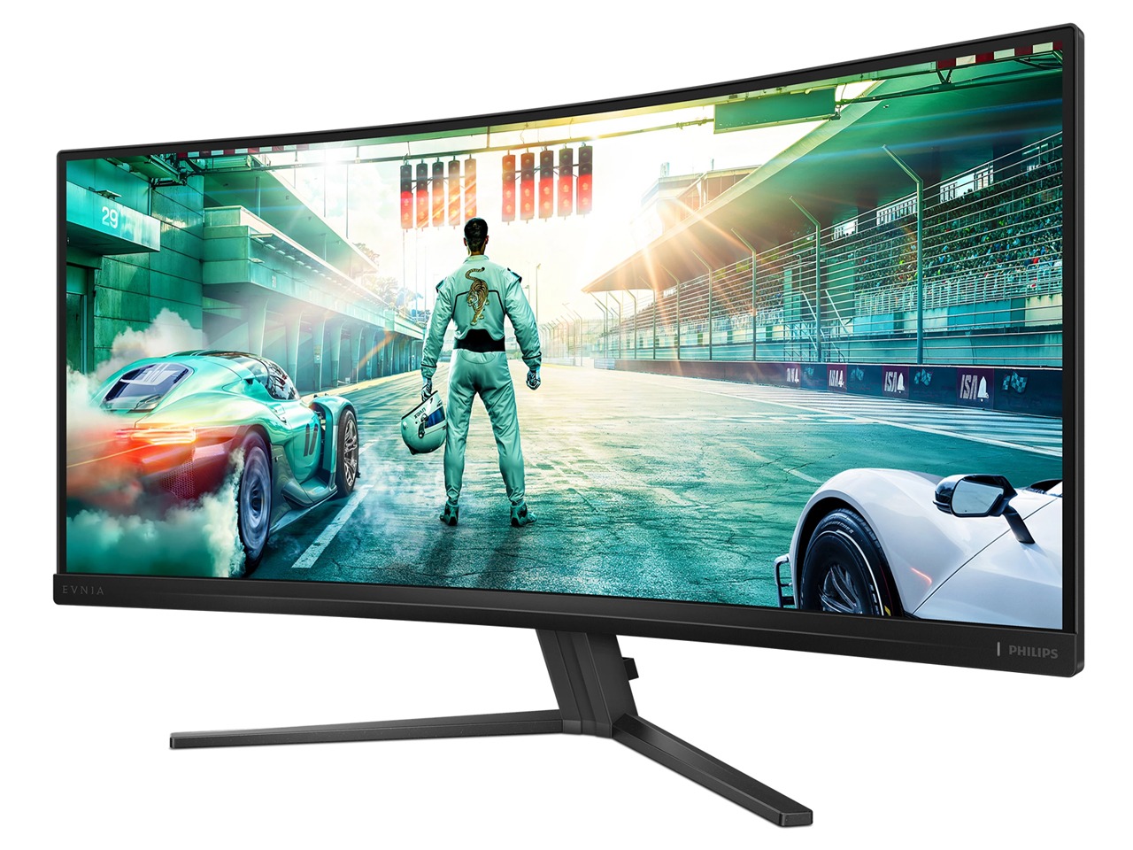 フィリップ PHILIPS Evnia Curved Fast VA Gaming monitorWQHD ゲーミングモニター 34M2C3500L/11