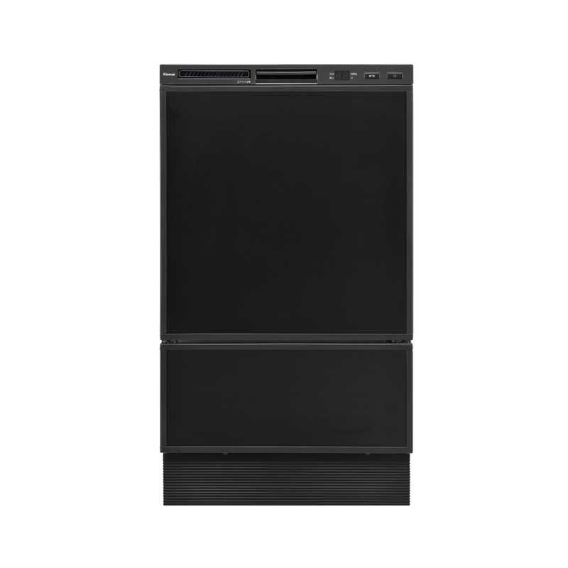 リンナイ　Rinnai ビルトイン食器洗い乾燥機 フロントオープンタイプ リンナイ ［8人用］ ブラック (宅配商品) RWX-F403CB