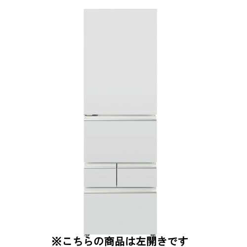 アクア AQUA AQR-S40AL-W 冷蔵庫 401L 5ドア 右開き ライトグレー（大型）