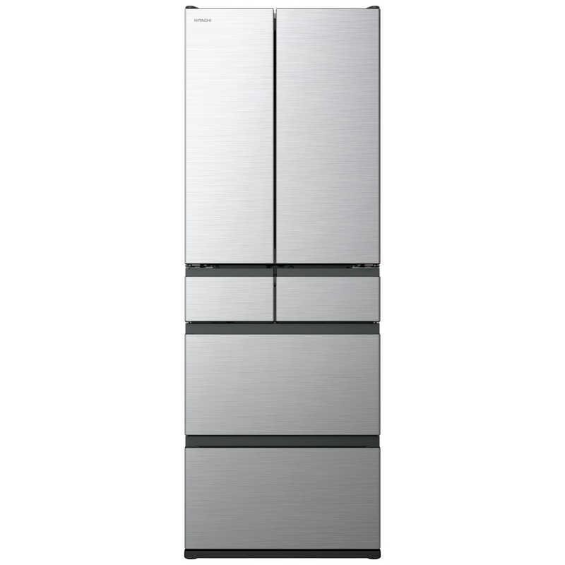 日立 HITACHI R-H54Y-S 冷蔵庫 540L 6ドア フレンチドア ライトシルバー（大型）