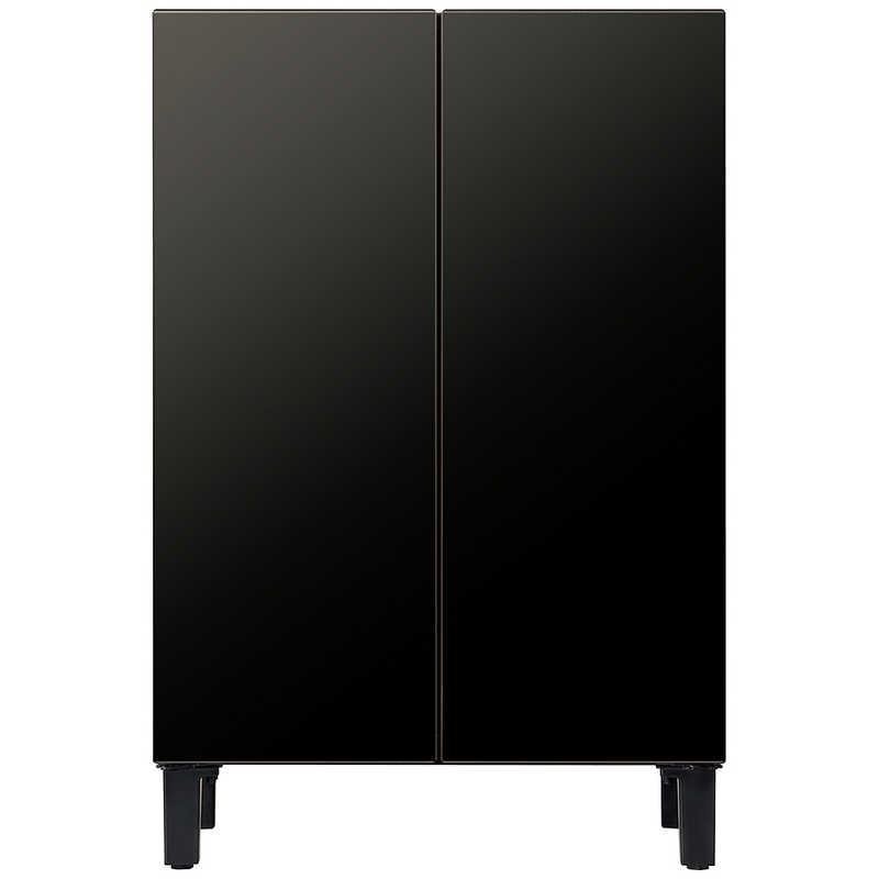 アクア AQUA AQR-FD7B-K 冷蔵庫 72L 2ドア フレンチドア マットブラック（宅配）