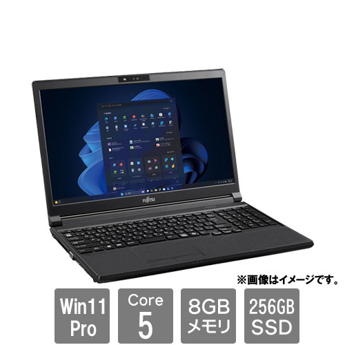 富士通 ノートパソコン　バリュー LIFEBOOK [LIFEBOOK A5515/AX(Core 5 220U 8GB SSD256GB 15.6FHD SM Win11Pro64)] FMVA0H059P