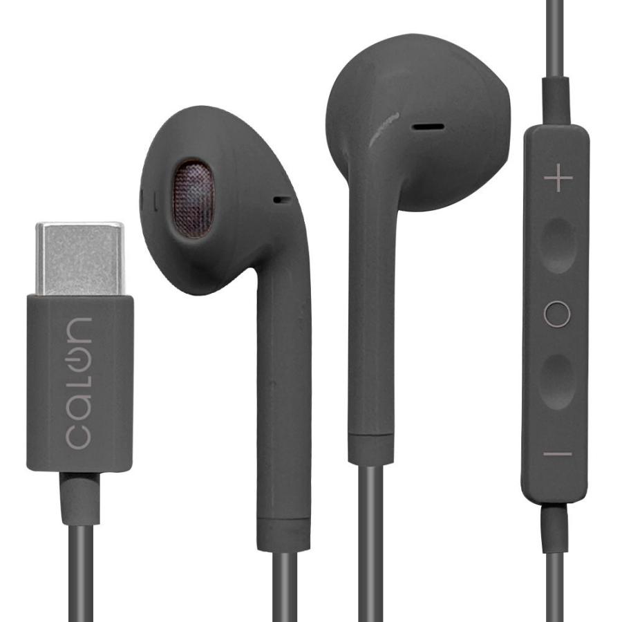ラスタバナナ RastaBanana calon USB Type-C 有線イヤホンマイク DAC搭載 着信応答スイッチ付 チャコールグレー RESMSCD04CGRY