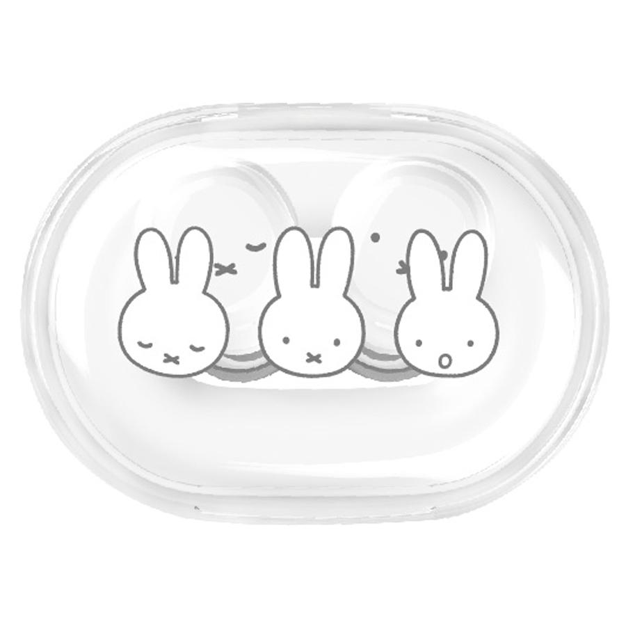 グルマンディーズ gourmandise 完全ワイヤレスイヤホン ミッフィー フェイス カナル型 Bluetooth対応 MF-521WH
