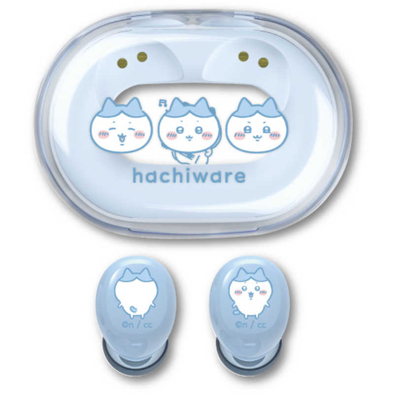 グルマンディーズ gourmandise 完全ワイヤレスイヤホン ちいかわ ハチワレ カナル型 Bluetooth対応 CK-64B