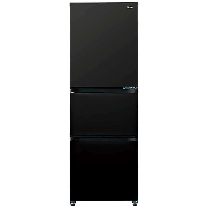 ハイアール Haier 冷蔵庫 286L 3ドア 右開き 幅54cm SLIMORE 真ん中野菜室 チャコールブラック JR-CV29C-K(大型）