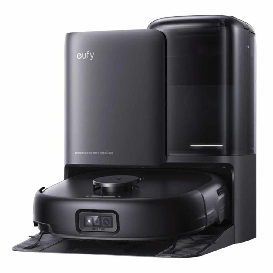 アンカー Anker ロボット掃除機 eufy Robot Vacuum Omni E25 吸引＆水拭き両用 20000Pa AI障害物認識 全自動クリーニングステーション付 ブラック T2353511