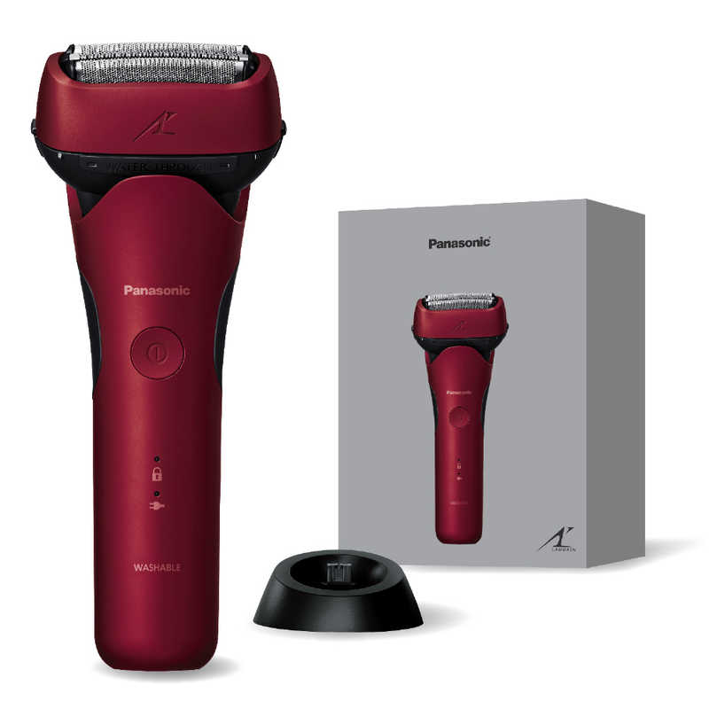 パナソニック Panasonic メンズシェーバー LAMDASH 3枚刃 レッド ES-L341D-R