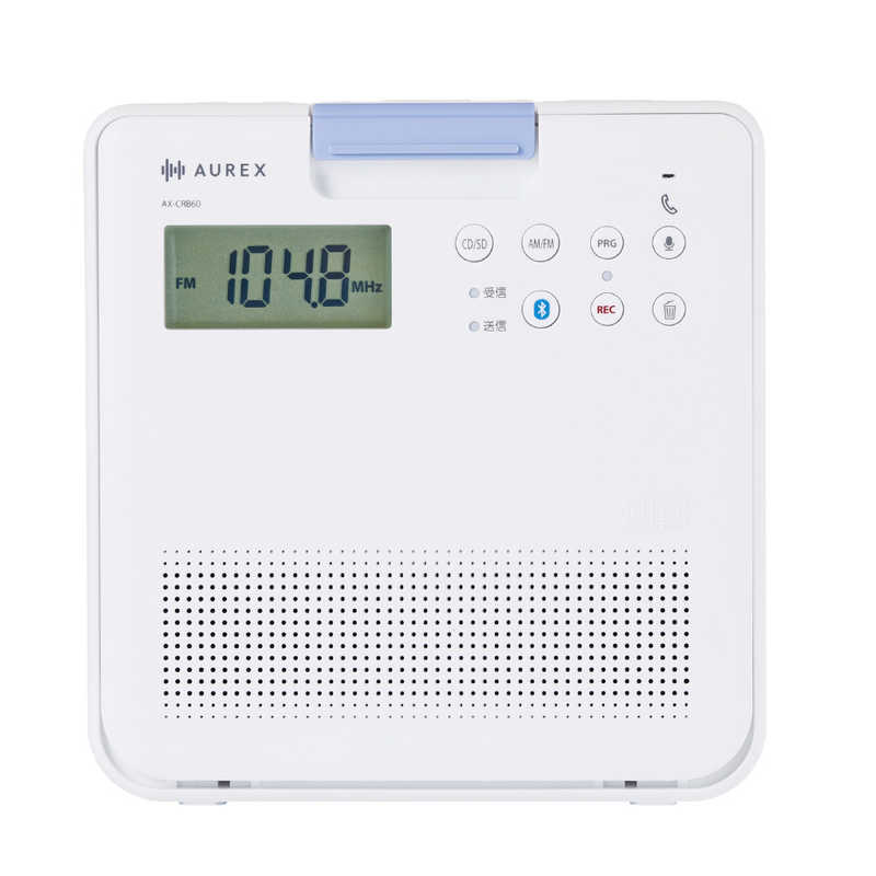 東芝 TOSHIBA CDラジオ AUREX ［Bluetooth対応 / CDラジカセ］ AX-CRB60-W