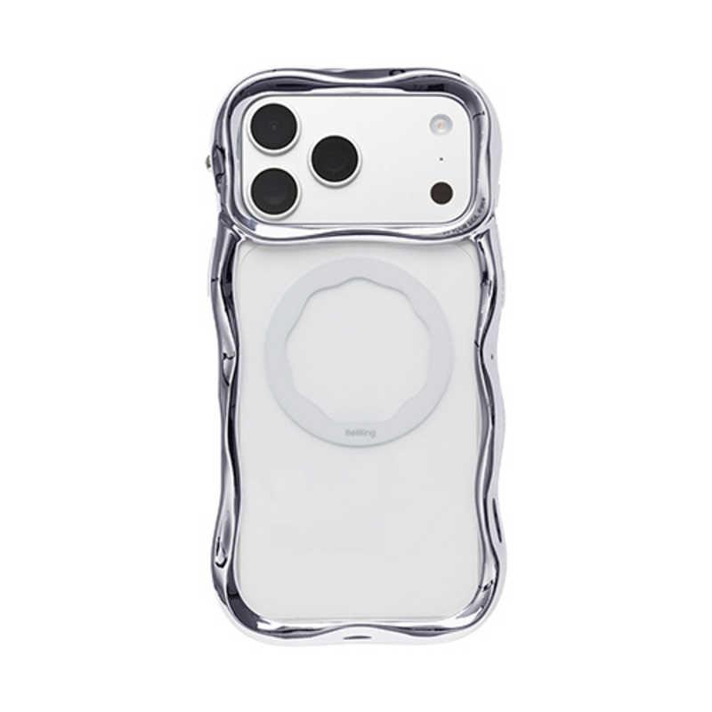 HAMEE ［iPhone 17 Pro Max専用］iFace BeBling Wave MagSynq クリアケース iFace シルバー 41-192645