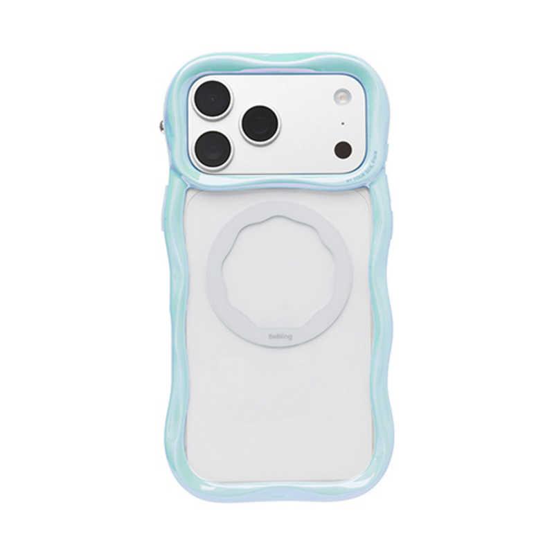 HAMEE ［iPhone 17 Pro Max専用］iFace BeBling Wave MagSynq クリアケース iFace ホワイトオーロラ 41-192652