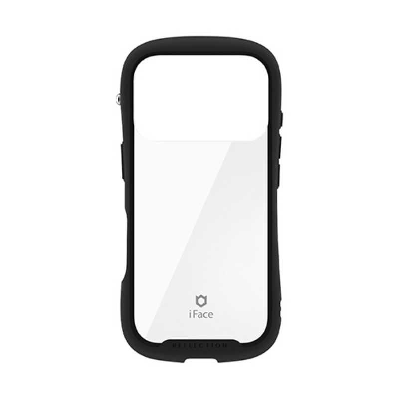 HAMEE ［iPhone 18 Pro / 17 Pro専用］iFace Reflection強化ガラスクリアケース ブラック 41-194403