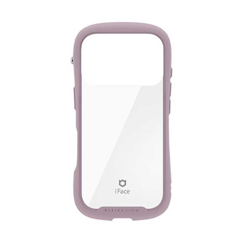 HAMEE ［iPhone 18 Pro / 17 Pro専用］iFace Reflection強化ガラスクリアケース ラベンダー 41-194465
