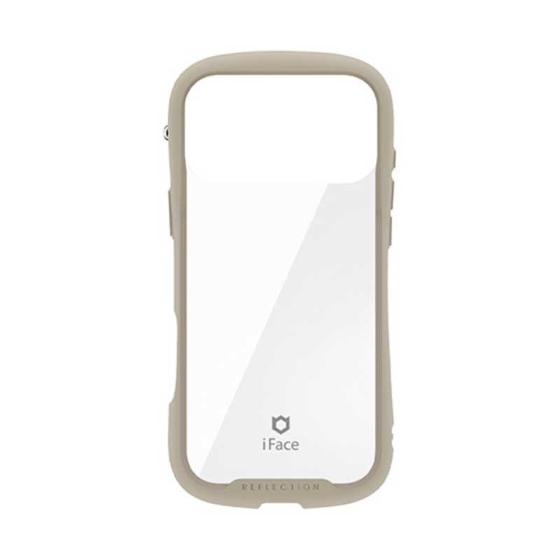 HAMEE ［iPhone 18 Pro Max / 17 Pro Max専用］iFace Reflection強化ガラスクリアケース ベージュ 41-194502