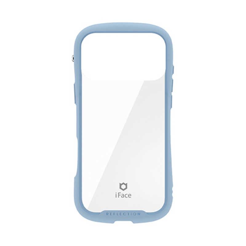 HAMEE ［iPhone 18 Pro Max / 17 Pro Max専用］iFace Reflection強化ガラスクリアケース ペールブルー 41-194519