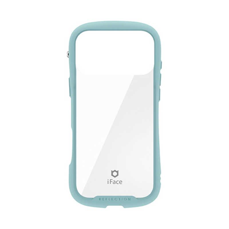 HAMEE ［iPhone 18 Pro Max / 17 Pro Max専用］iFace Reflection強化ガラスクリアケース ペールグリーン 41-194526