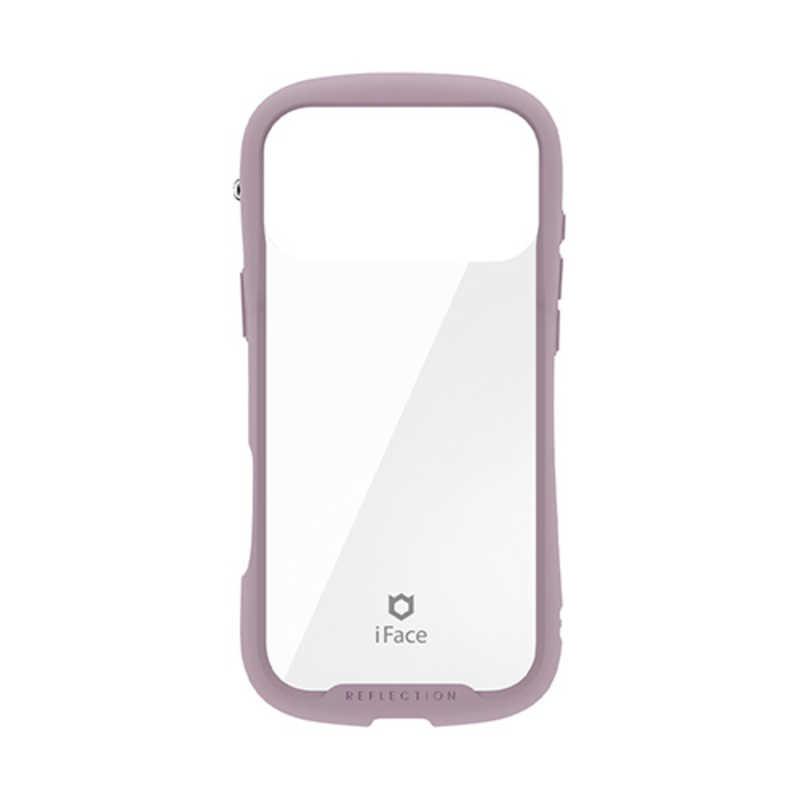 HAMEE ［iPhone 18 Pro Max / 17 Pro Max専用］iFace Reflection強化ガラスクリアケース ラベンダー 41-194533