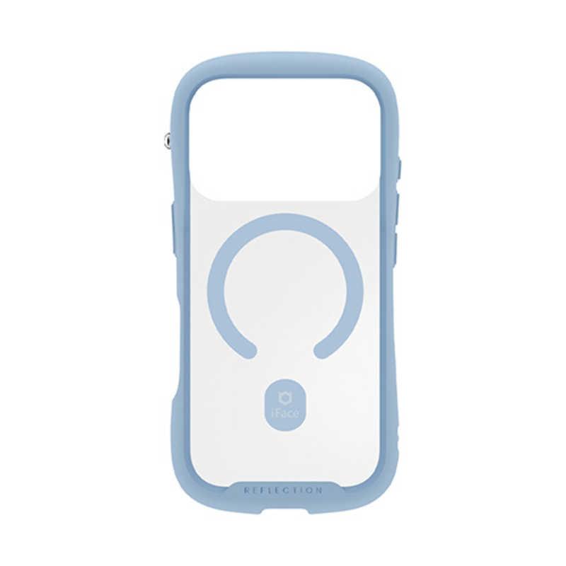 HAMEE ［iPhone 18 Pro / 17 Pro専用］iFace Reflection MagSynq 強化ガラスクリアケース ペールブルー 41-194595