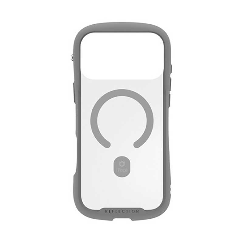 HAMEE ［iPhone 18 Pro Max / 17 Pro Max専用］iFace Reflection MagSynq 強化ガラスクリアケース グレー 41-194632
