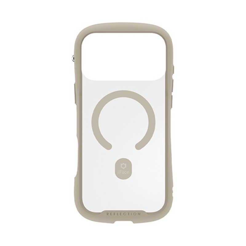 HAMEE ［iPhone 18 Pro Max / 17 Pro Max専用］iFace Reflection MagSynq 強化ガラスクリアケース ベージュ 41-194656