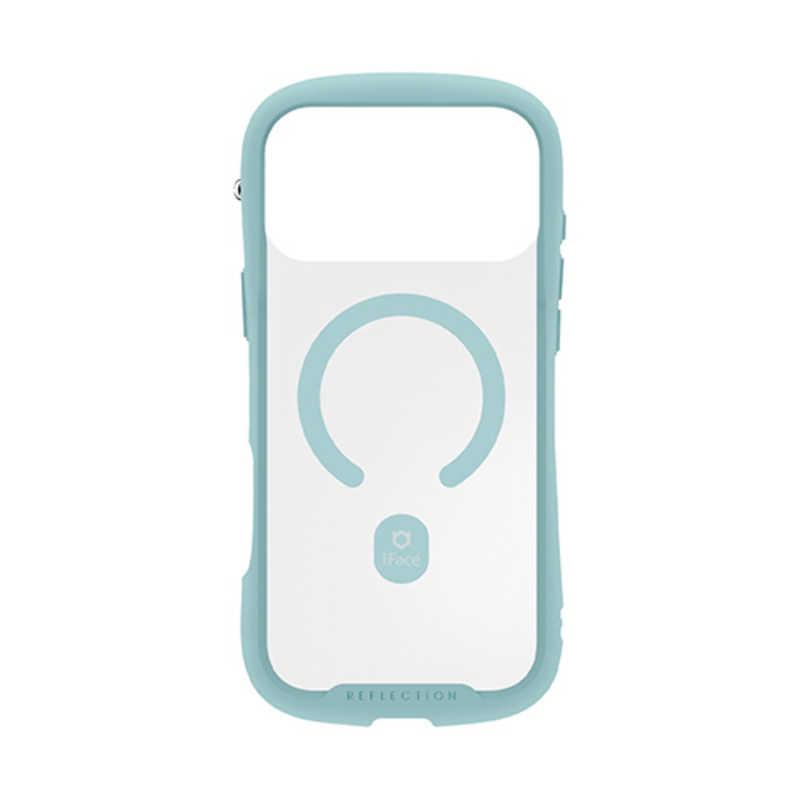 HAMEE ［iPhone 18 Pro Max / 17 Pro Max専用］iFace Reflection MagSynq 強化ガラスクリアケース ペールグリーン 41-194670
