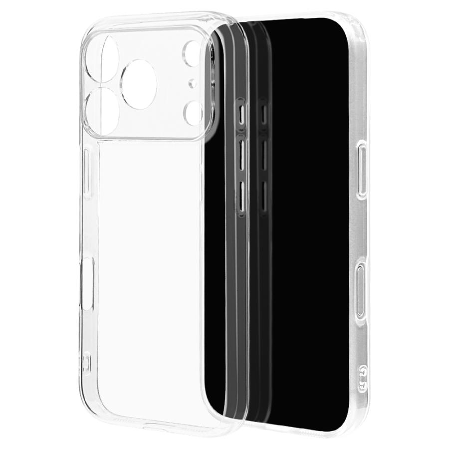 ラスタバナナ iPhone18 Pro 17 Pro ケース カバー ソフトケース TPU 極限保護 精密設計 耐衝撃吸収 クリア 透明 1.3mm ストラップホール ワイヤレス充電対応 クリア アイフォン スマホケース 9571IP6BTPLCL