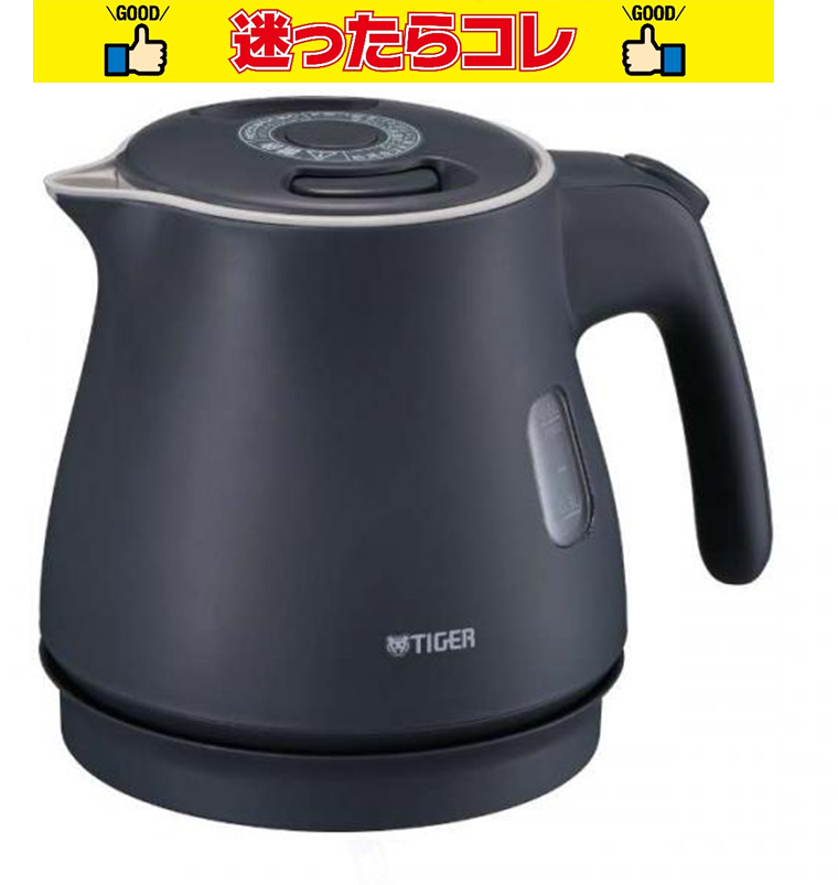 【SALE】タイガー TIGER 電気ケトル 0.6L スレートブルー PCM-A061AS