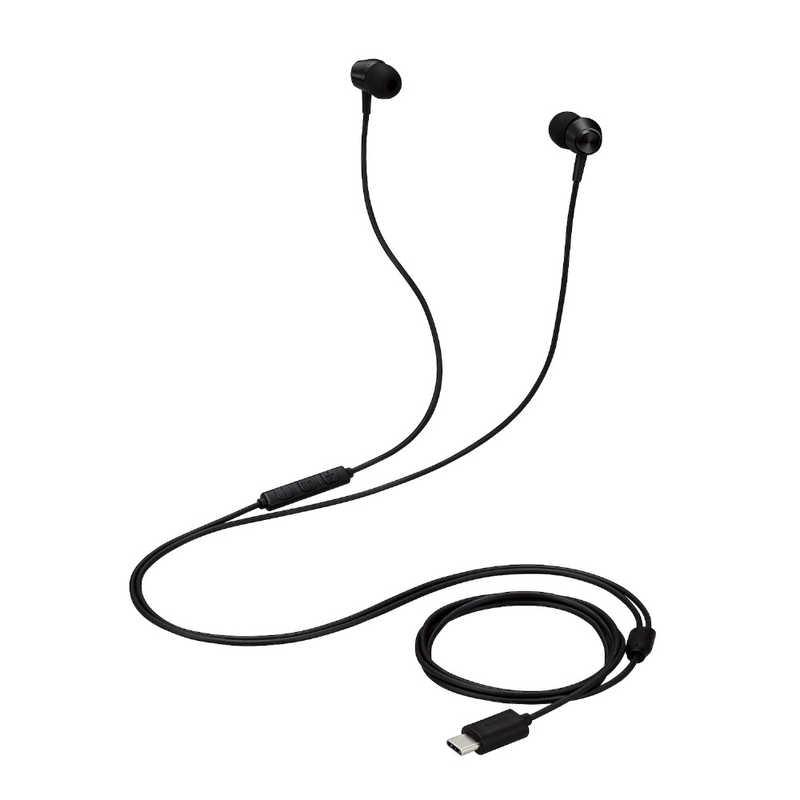 エレコム　デジタル式USB Type-C(TM)ヘッドホン EHP-DF11CMBK