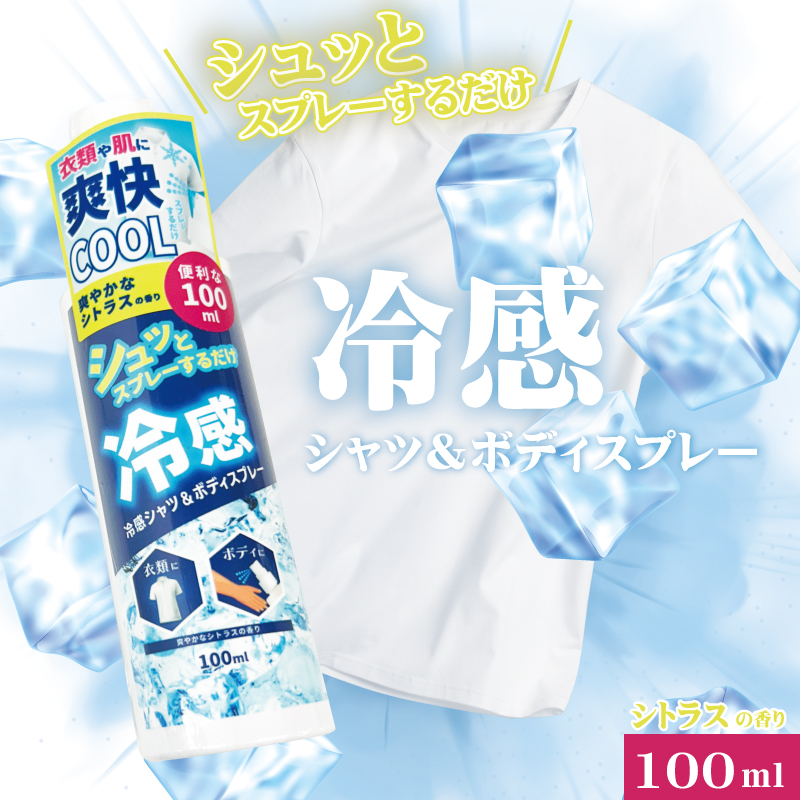 ヒロコーポレーション 冷感シャツ＆ボディスプレー　100ml　IT-2411-03