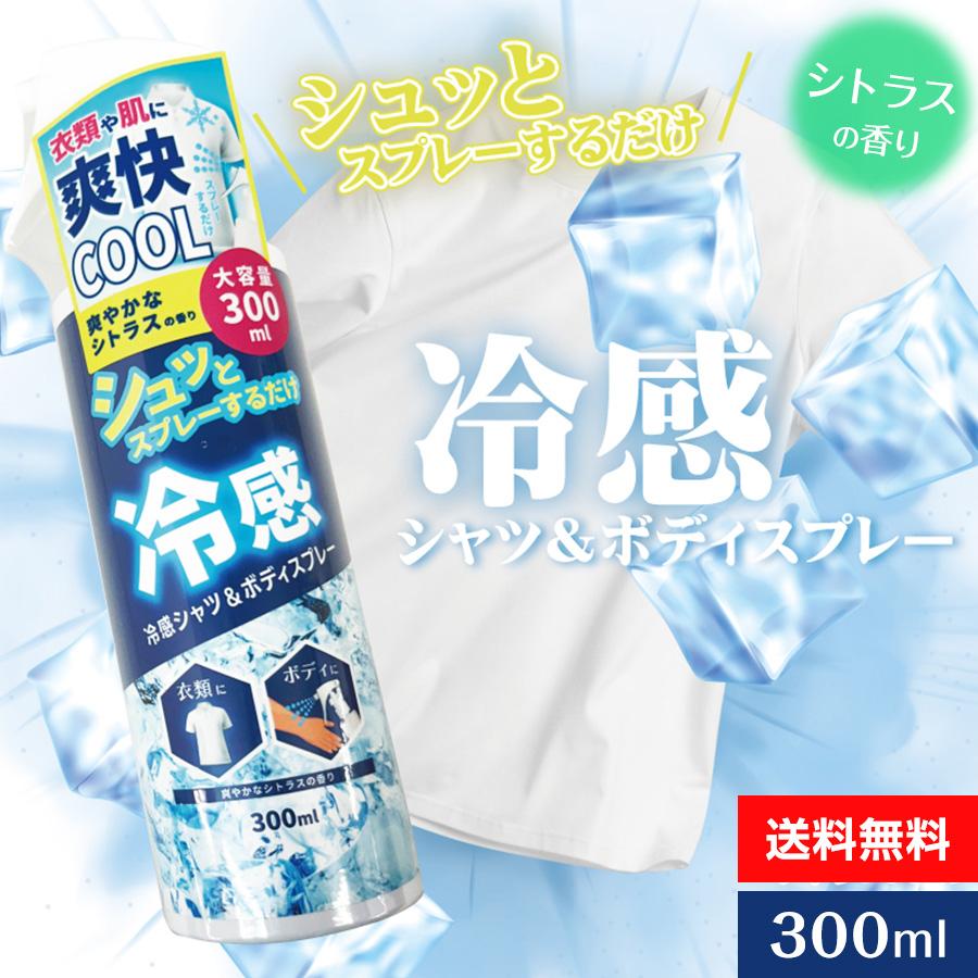 ヒロコーポレーション 冷感シャツ＆ボディスプレー　300ml　IT-2411-04